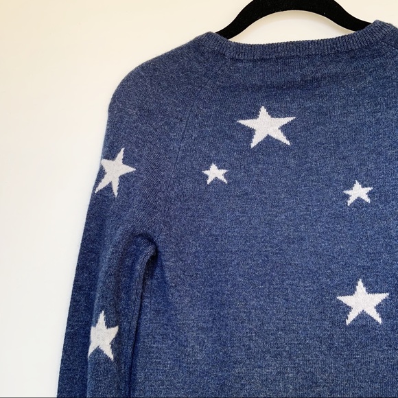 NWT Philosophy 100% Cashmere Star Sweater - Picture 5 of 9